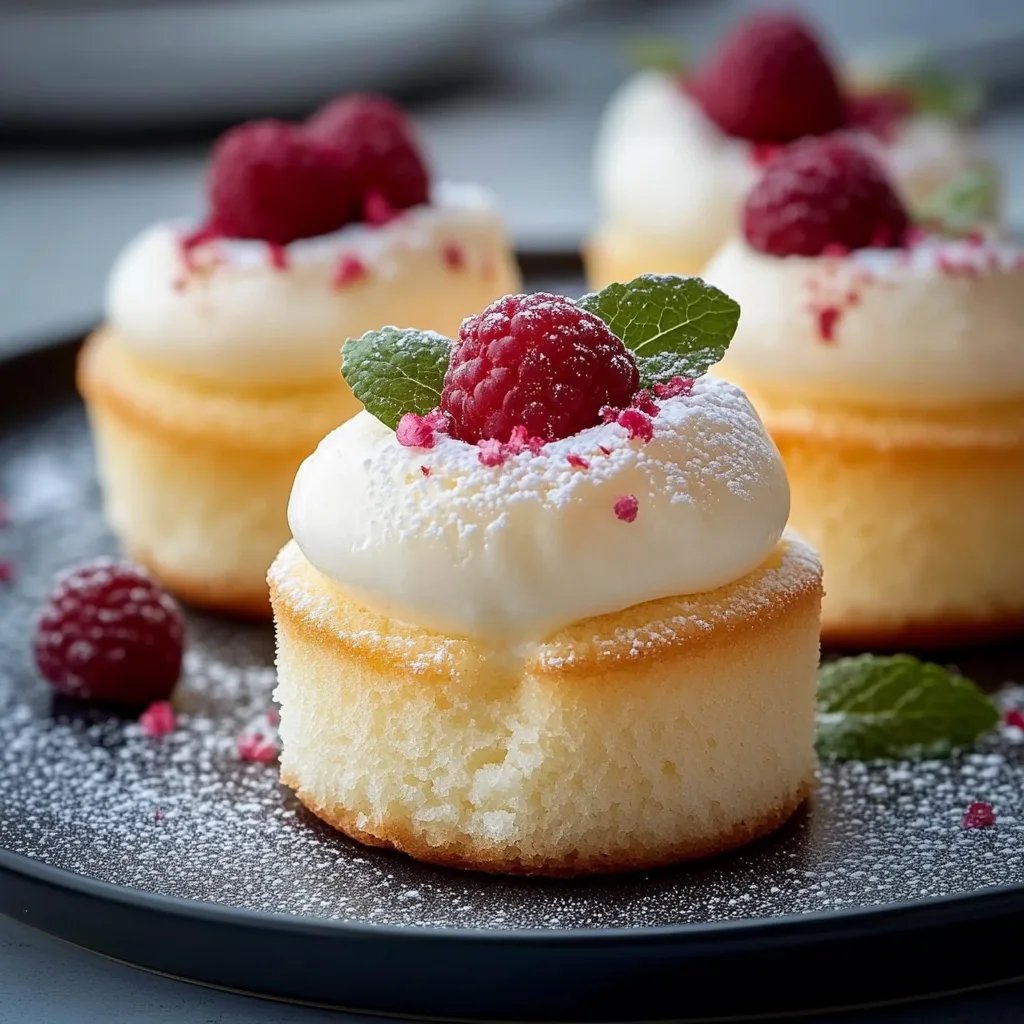 Fluffy Japanese Cotton Cheesecake Cupcakes