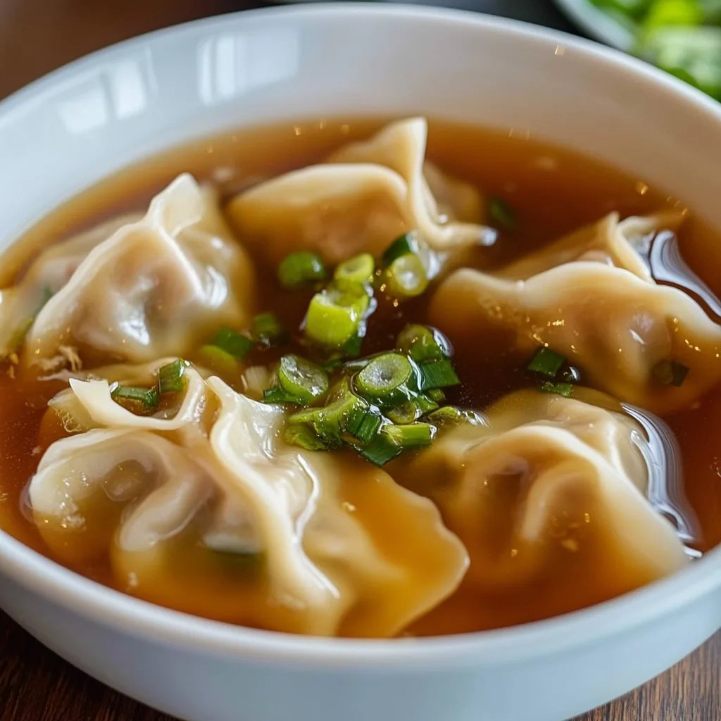 Easy Wonton Soup Recipe