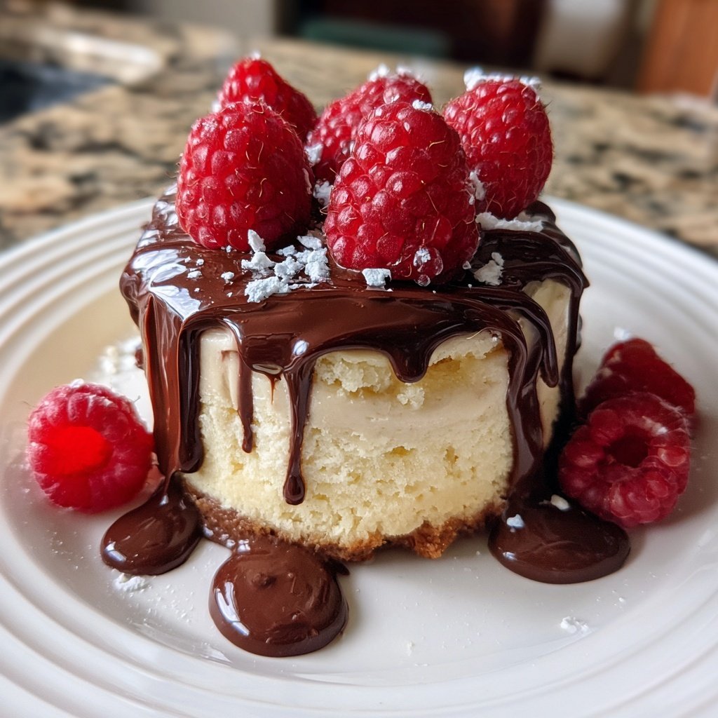 Mini Heart Cake with Chocolate Mousse