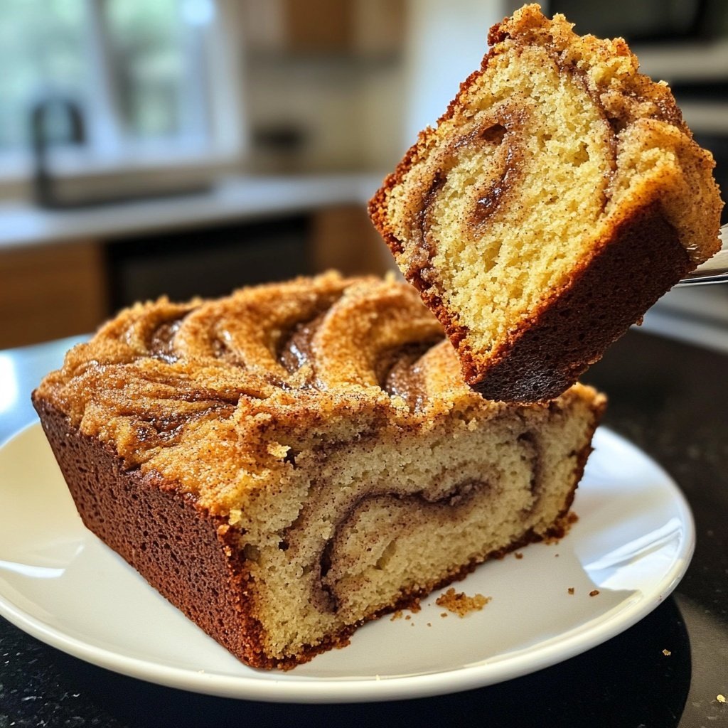 Homemade Cinnamon Swirl Banana Bread