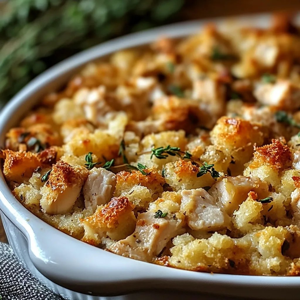 Easy Chicken & Stuffing Casserole – Comfort Food Favorite!