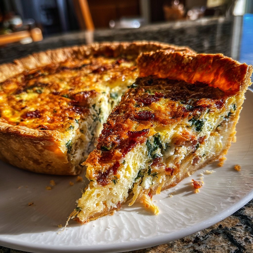 Spring Brunch Quiche With Bacon